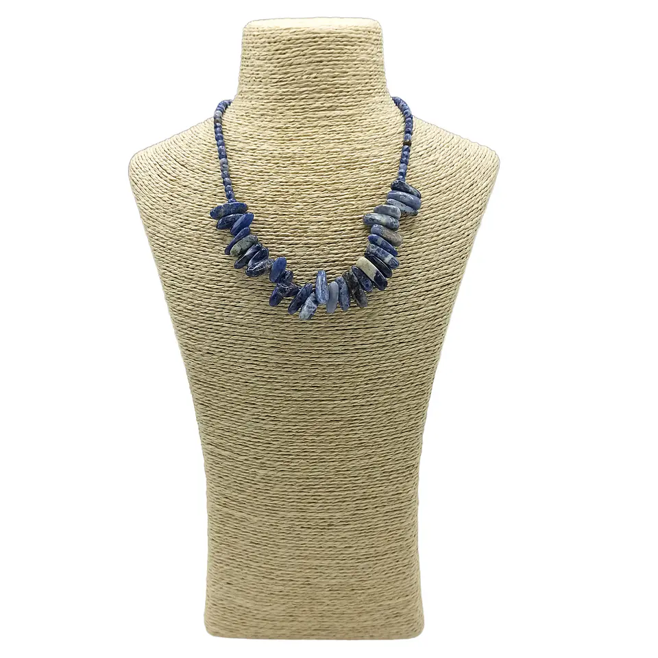 Colar de Pedras Longas - Sodalite 4