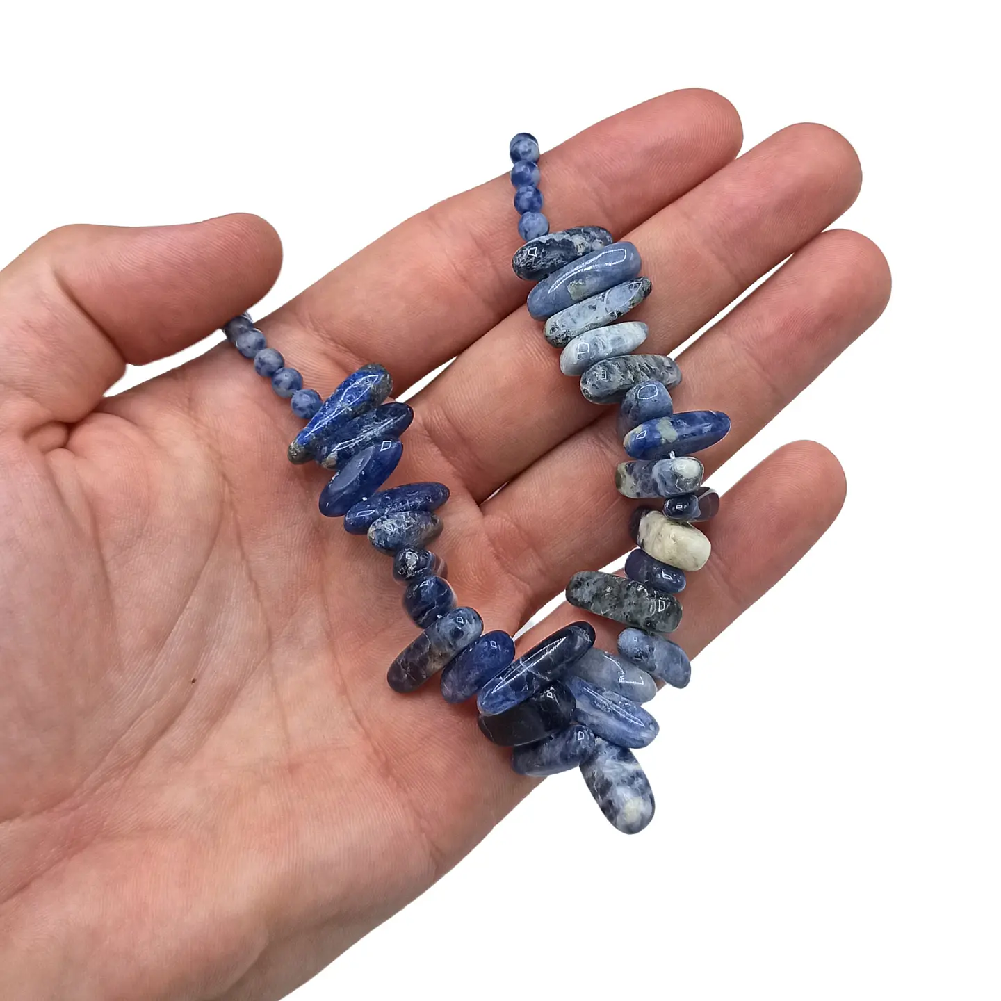 Colar de Pedras Longas - Sodalite 5