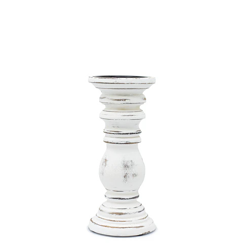 Suporte para Velas Clássico - Branco 23x10cm