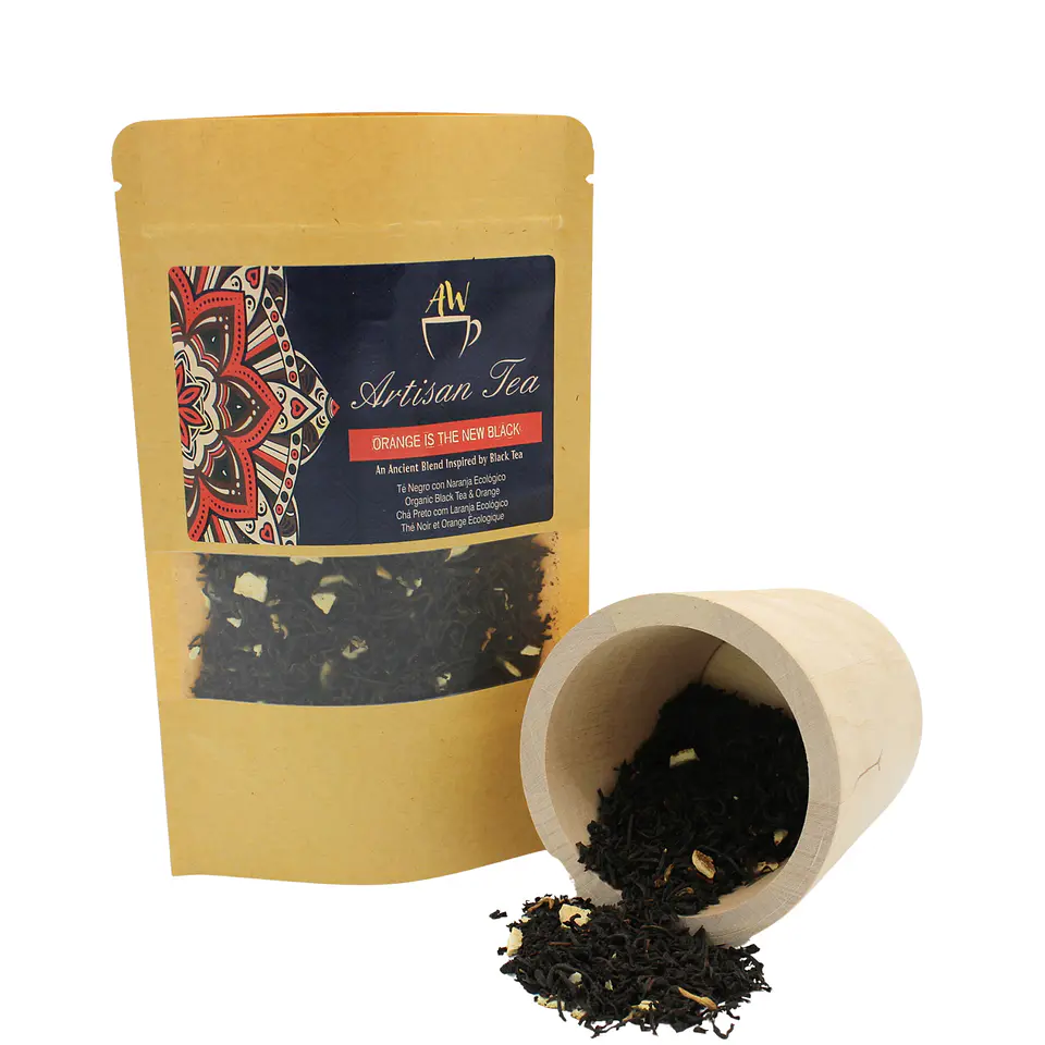 Blend Tisana Chá Preto Orgânico de Laranja 50g 1