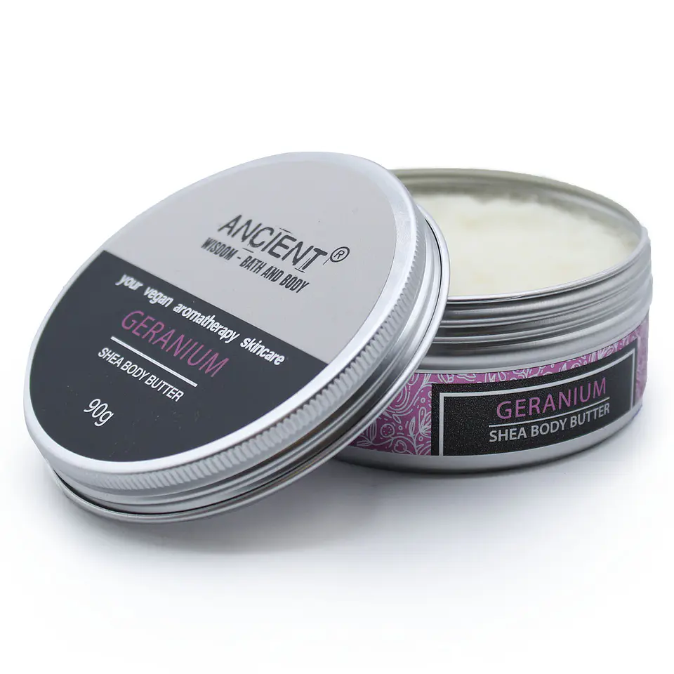 Manteiga Corporal Karité Aromaterapia 90g - Gerânio 2