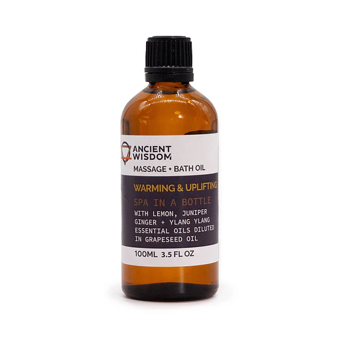 Óleo Corporal de Massagem & Banho 100ml - Sensação Quente e Edificante
