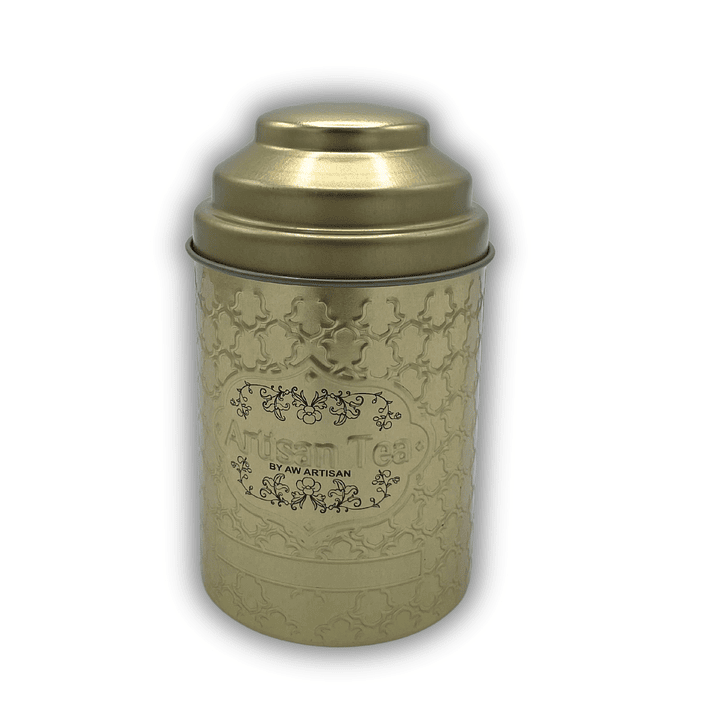 Lata para Chá com Tampa em Forma de Cúpula 6,6x11,5cm 1