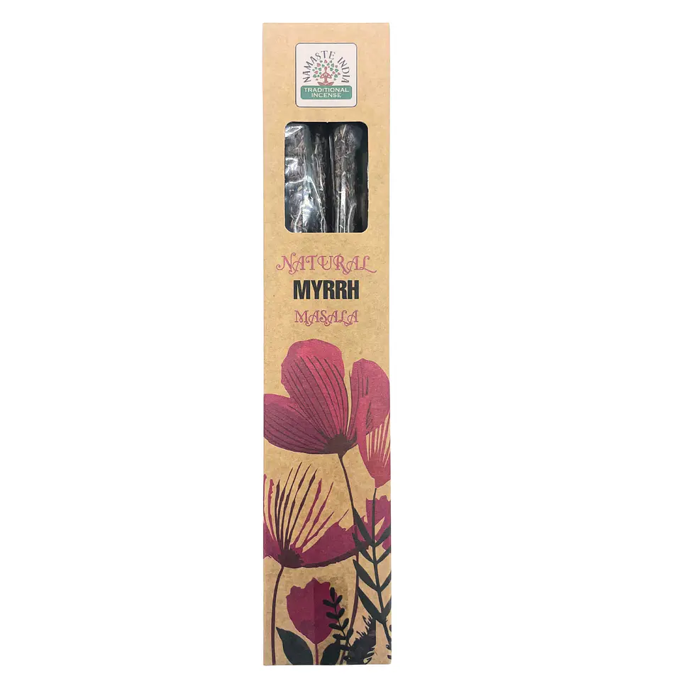 Incenso Botânico Natural Masala - Mirra 2