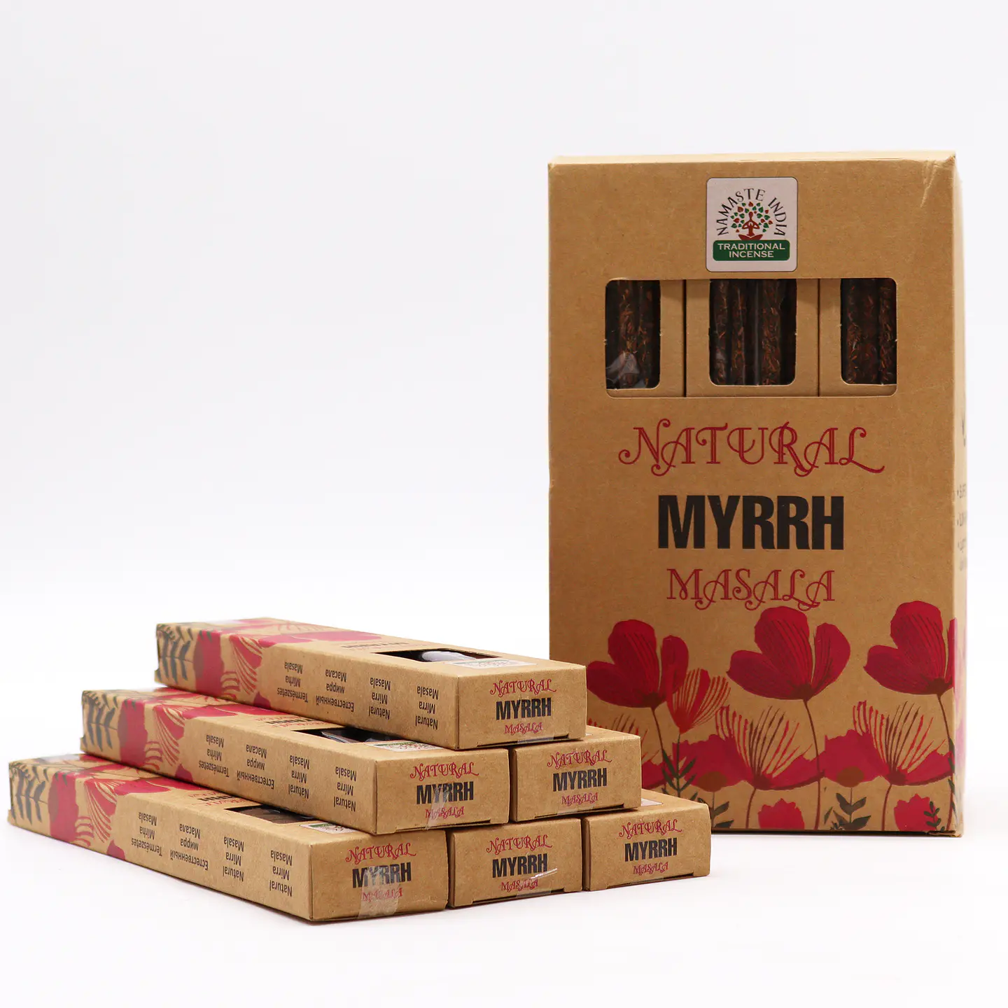 Incenso Botânico Natural Masala - Mirra 3