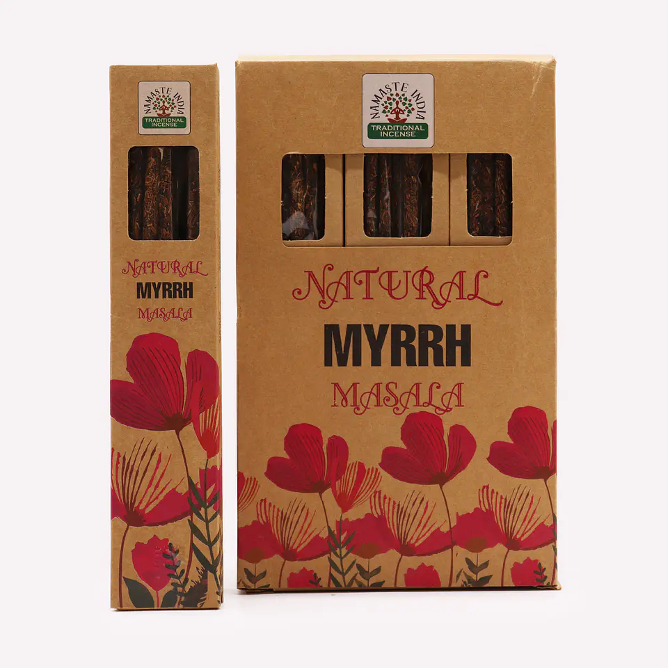 Incenso Botânico Natural Masala - Mirra 1