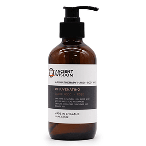 Gel de Banho para Mãos e Corpo - Sândalo & Rosa 250ml