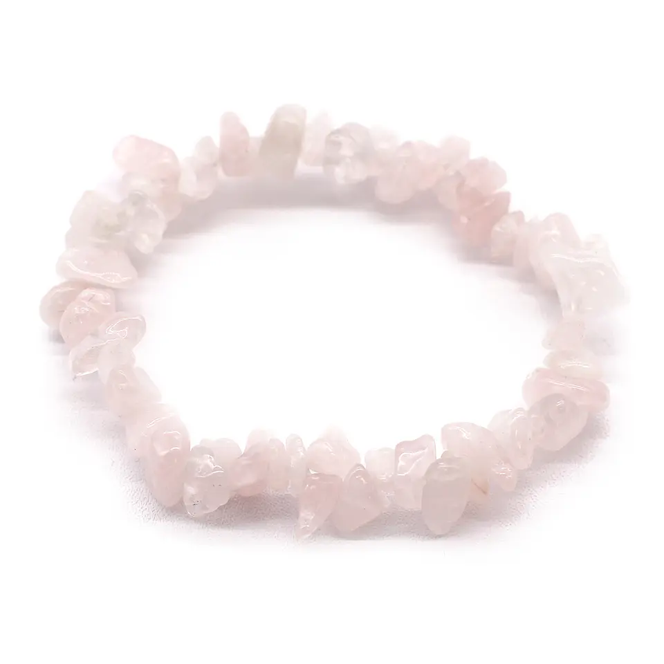 Pulseira de Gemas - Quartzo-Rosa 1