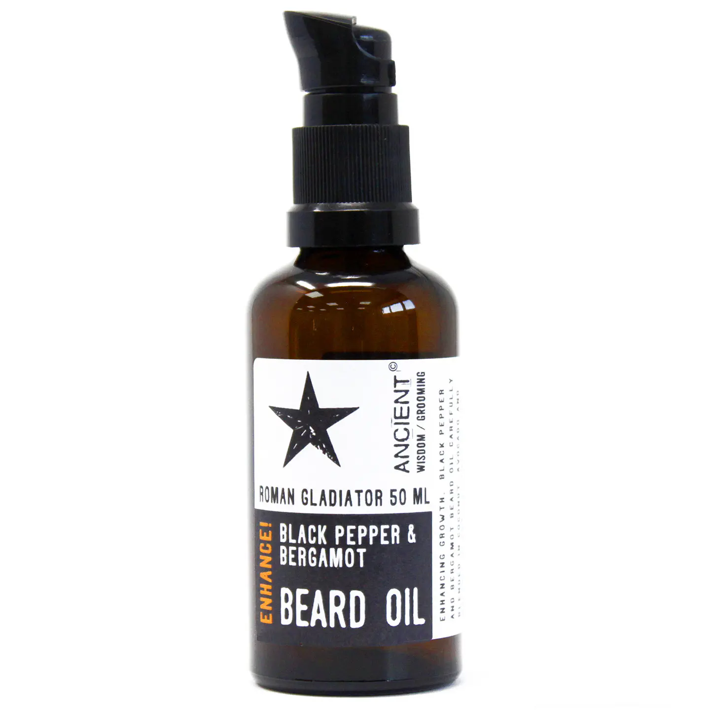 Óleo Natural Para a Barba - Roman Gladiator - Brilho 50ml 1