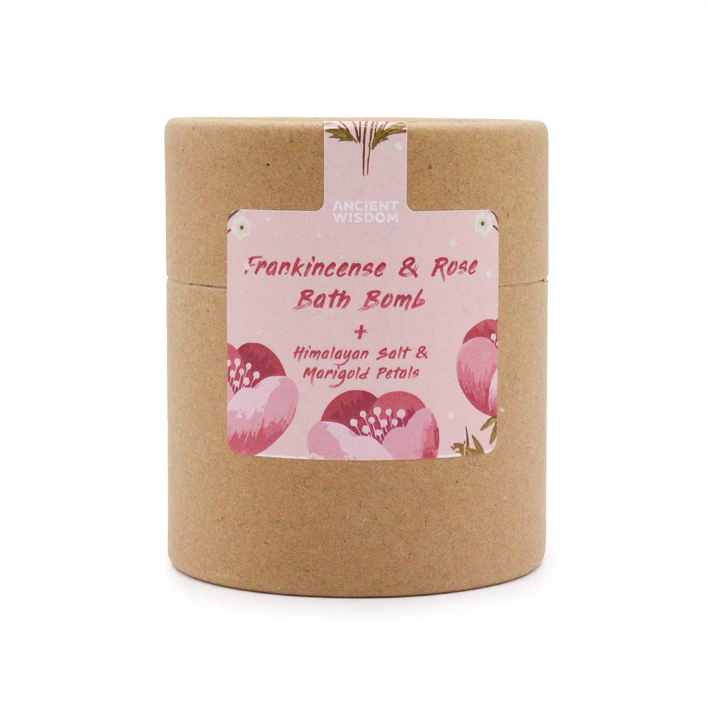 Bomba de Banho Efervescente - Frankincense & Rosa c/ Pétalas de Calêndula 3
