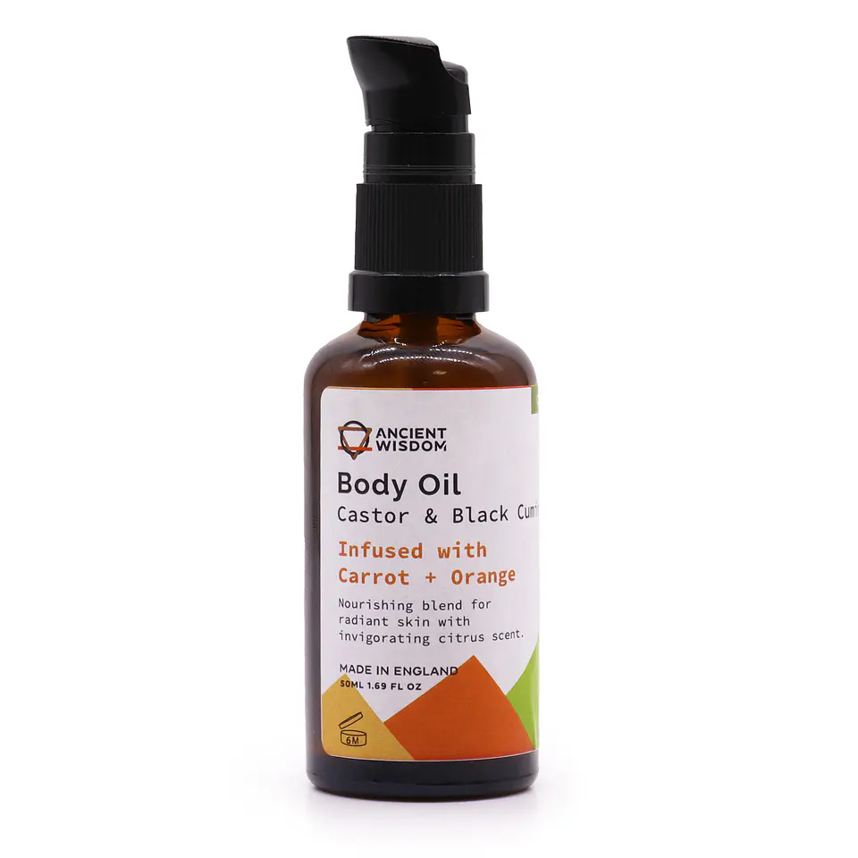 Óleo Corporal Orgânico - Cenoura & Laranja 50ml 1