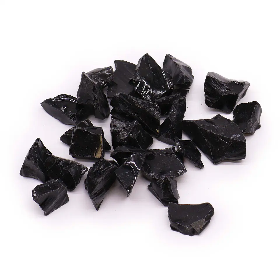 Cristal em Bruto - Obsidiana Preta - 4cm 1