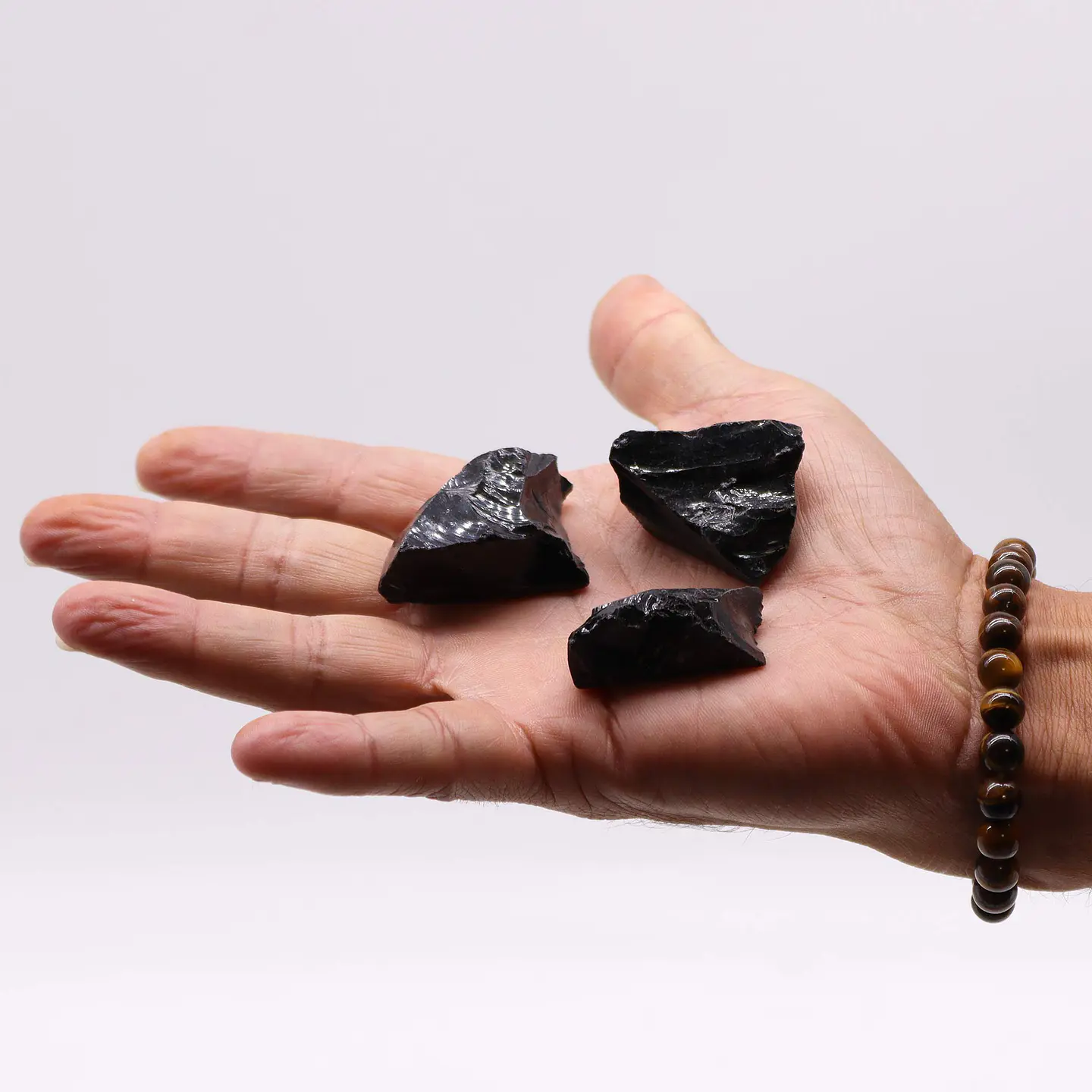 Cristal em Bruto - Obsidiana Preta - 4cm 2