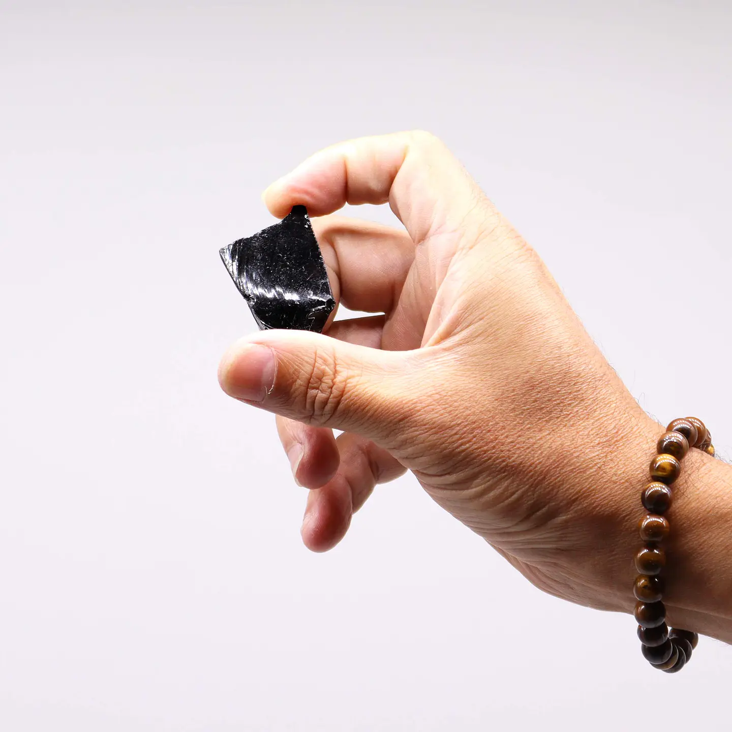 Cristal em Bruto - Obsidiana Preta - 4cm 3