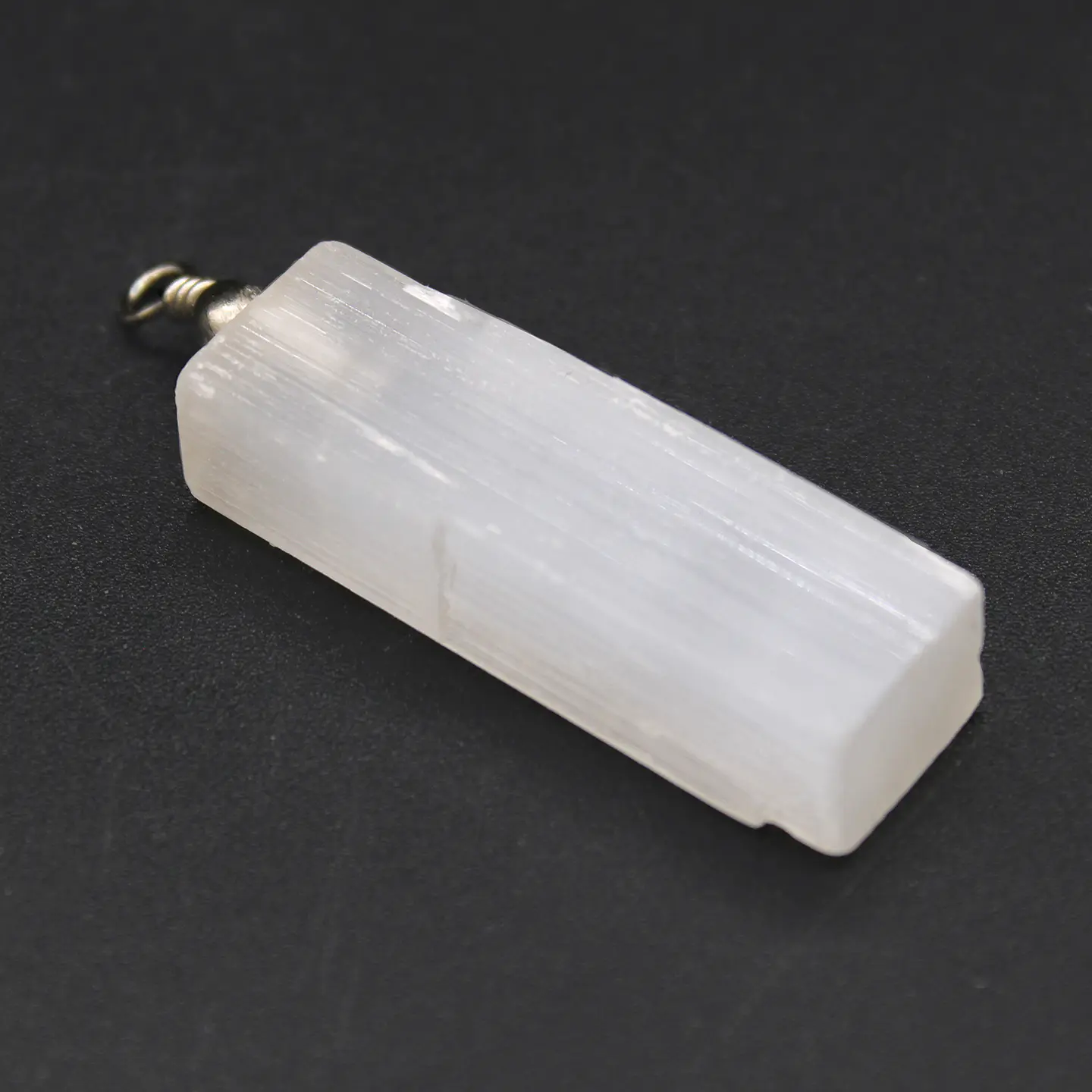 Pingente Natural de Selenite - 5x1,5cm 2