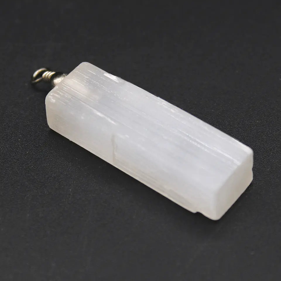 Pingente Natural de Selenite - 5x1,5cm 2