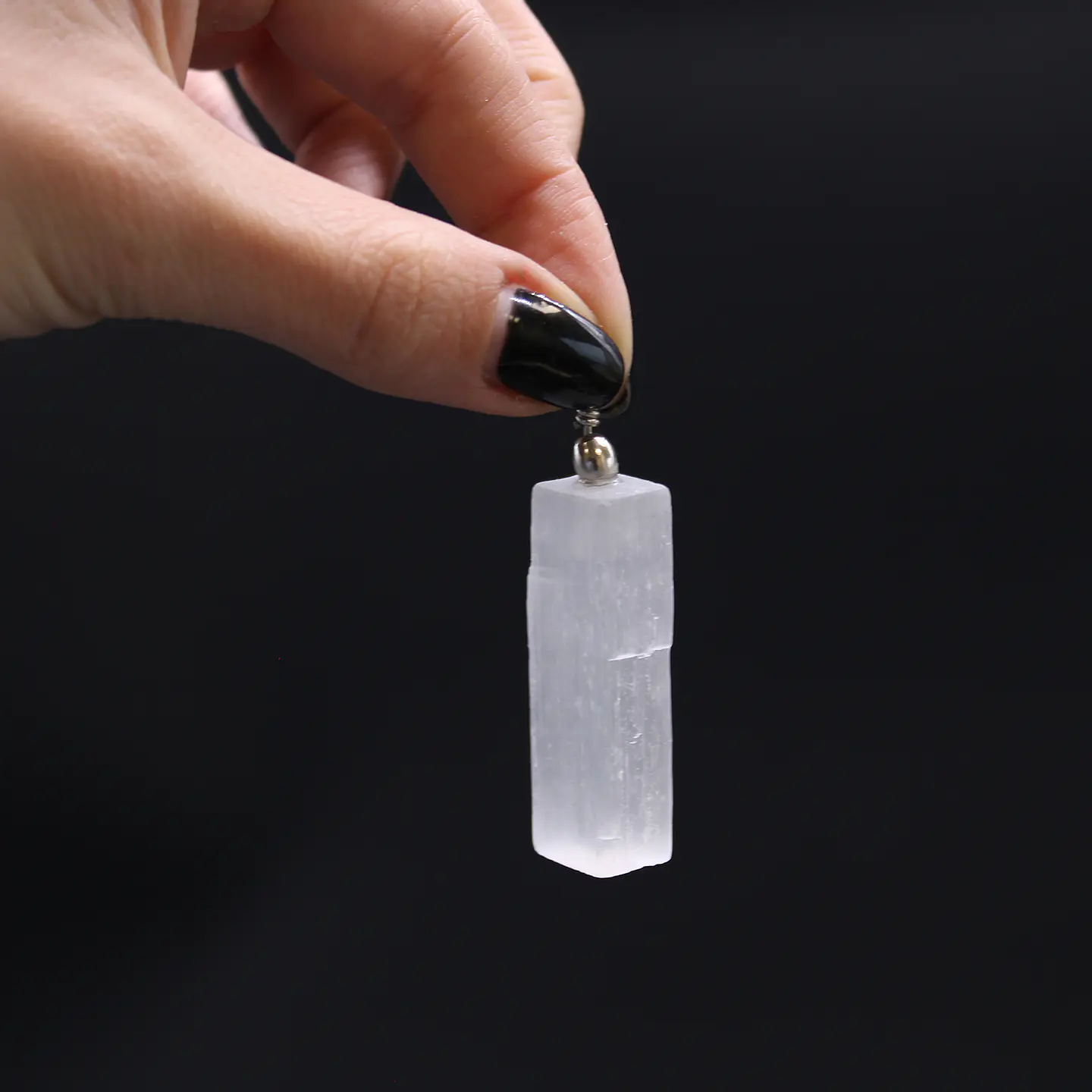 Pingente Natural de Selenite - 5x1,5cm 3