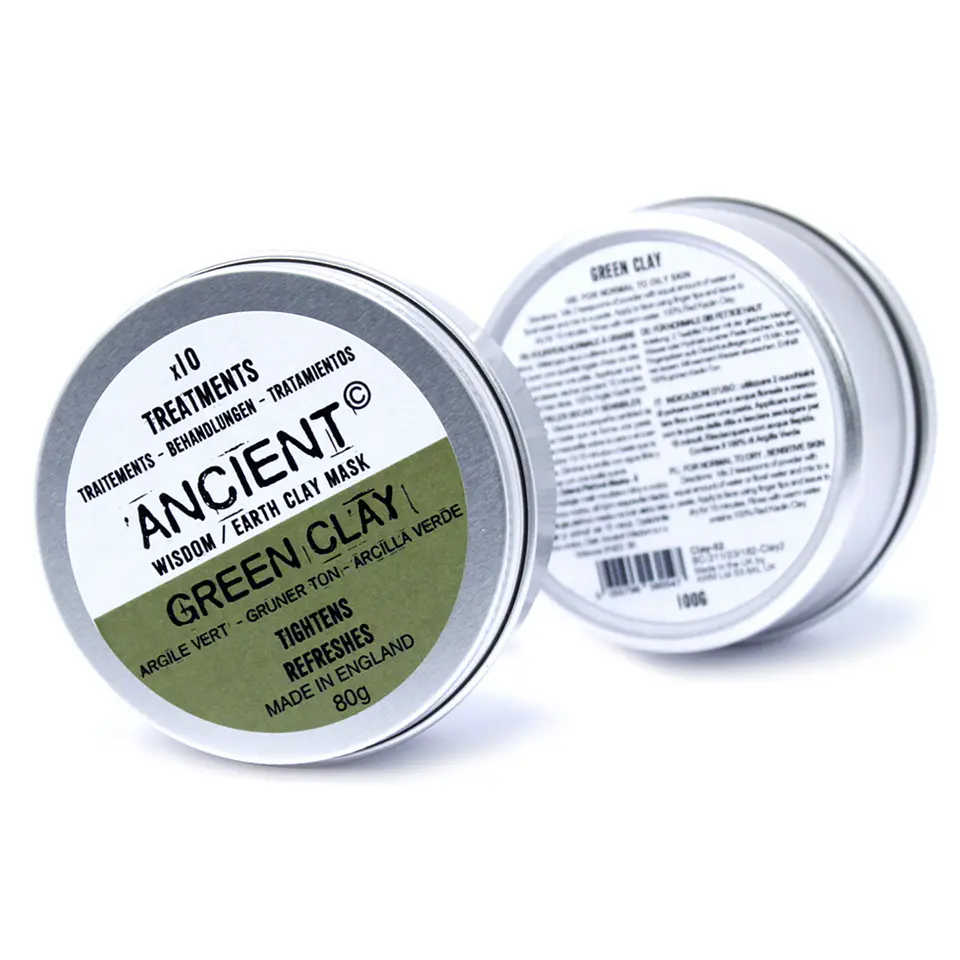 Argila Verde para Máscara Facial - 80g 2