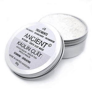 Argila Branca (Kaolin) para Máscara Facial - 50g