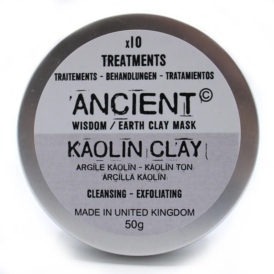 Argila Branca (Kaolin) para Máscara Facial - 50g 2
