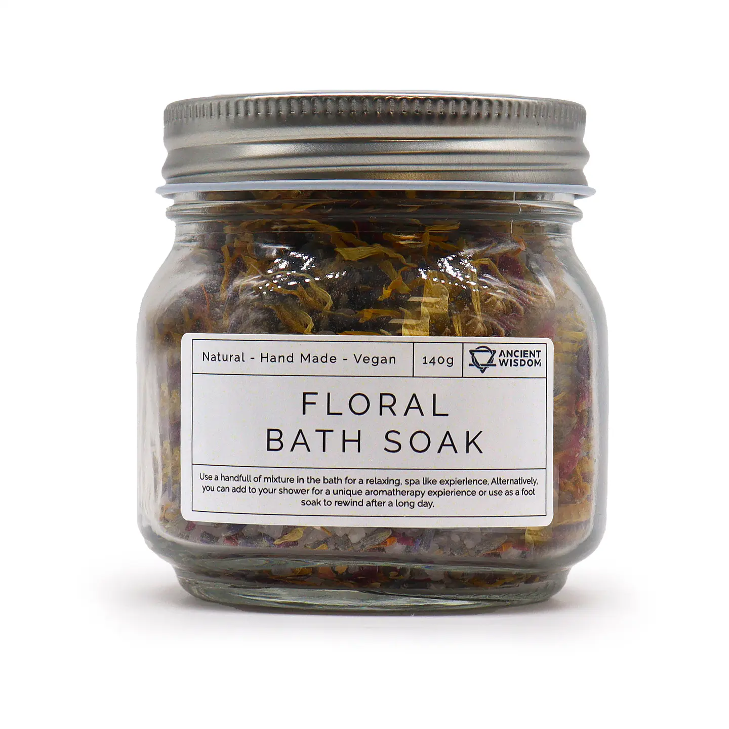 Mistura Botânica Floral Natural c/ Sais para Banho 140g 1