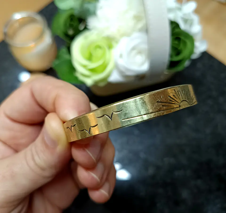 Pulseiras de inspiração em Latão - Pôr-do-Sol, Galáxia, Estrelas, Terra 7