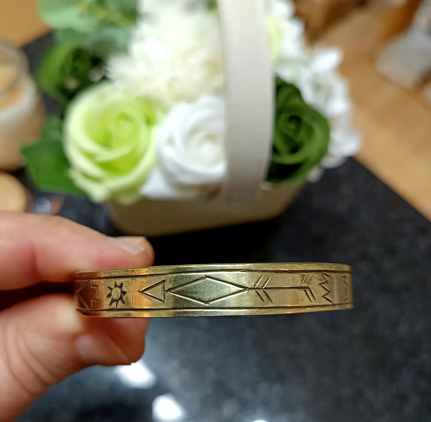 Pulseiras de inspiração em Latão - Pôr-do-Sol, Galáxia, Estrelas, Terra 10