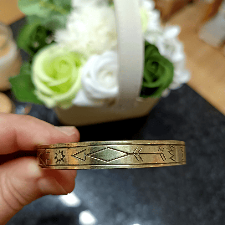 Pulseiras de inspiração em Latão - Pôr-do-Sol, Galáxia, Estrelas, Terra 10