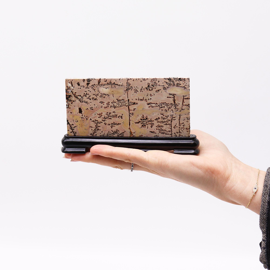 Pedra Gravada Guohua - Paisagem 12x7cm 2