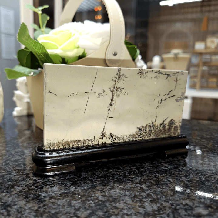 Pedra Gravada Guohua - Paisagem 12x7cm 4