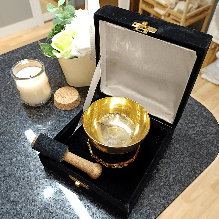 Gift Set Taça Tibetana Pequena 9cm 2