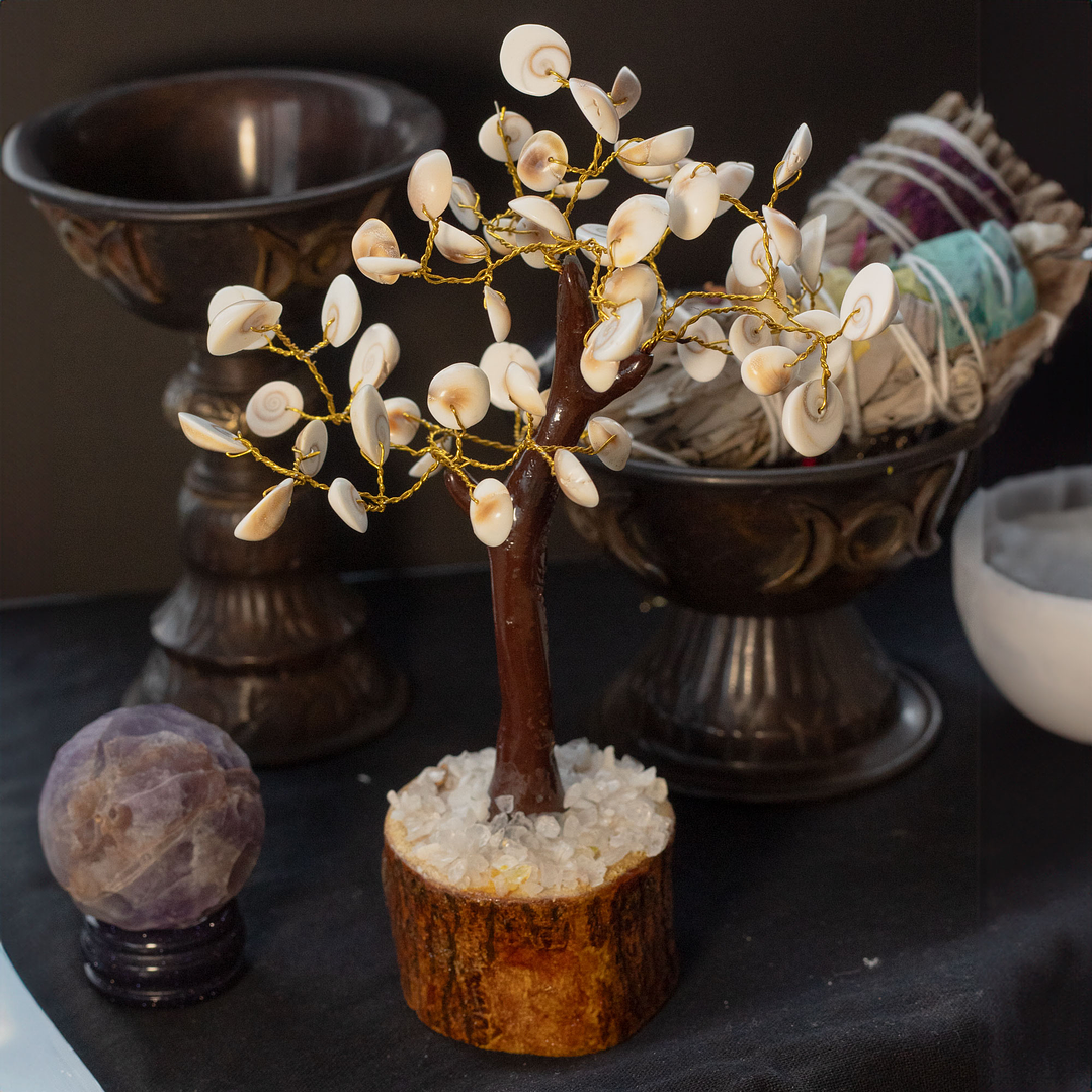 Árvore em Círculo de Pedras Gomati Chakras - 60 Pedras (18x13cm) 2