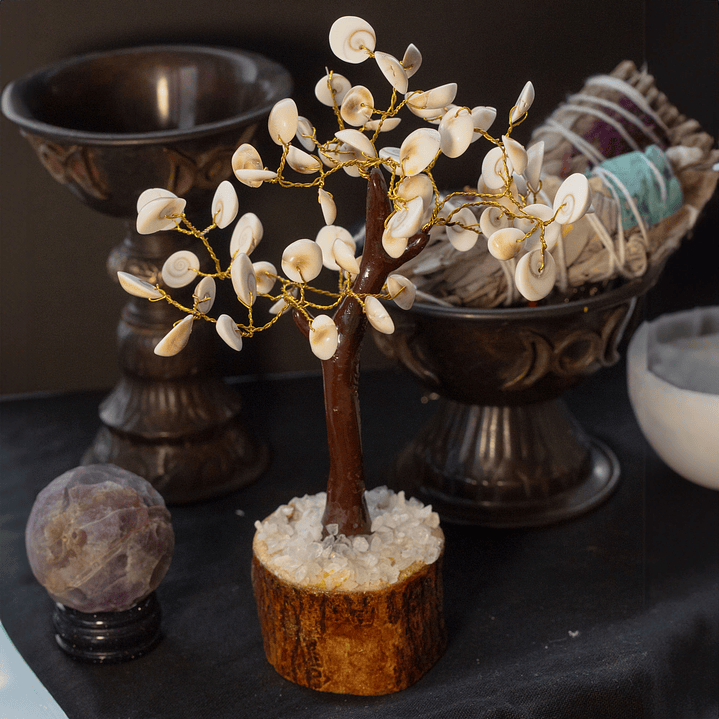 Árvore em Círculo de Pedras Gomati Chakras - 60 Pedras (18x13cm) 2