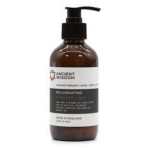 Loção Corporal & Mãos - Sândalo e Rosa 250ml