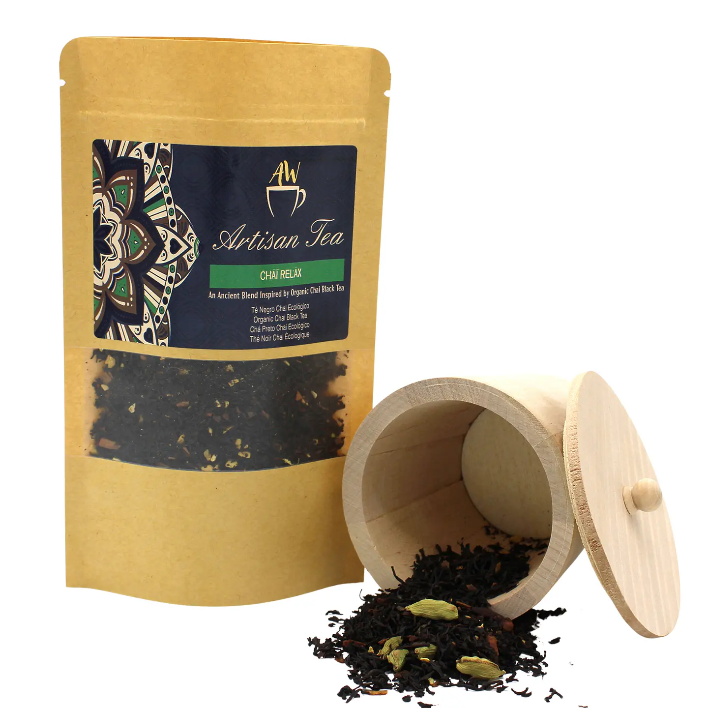 Blend Tisana Chá Preto Chai Orgânico 50g 1