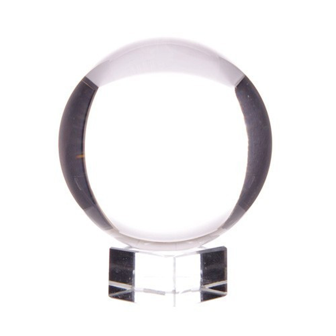Bola de Cristal com Suporte 100mm 1