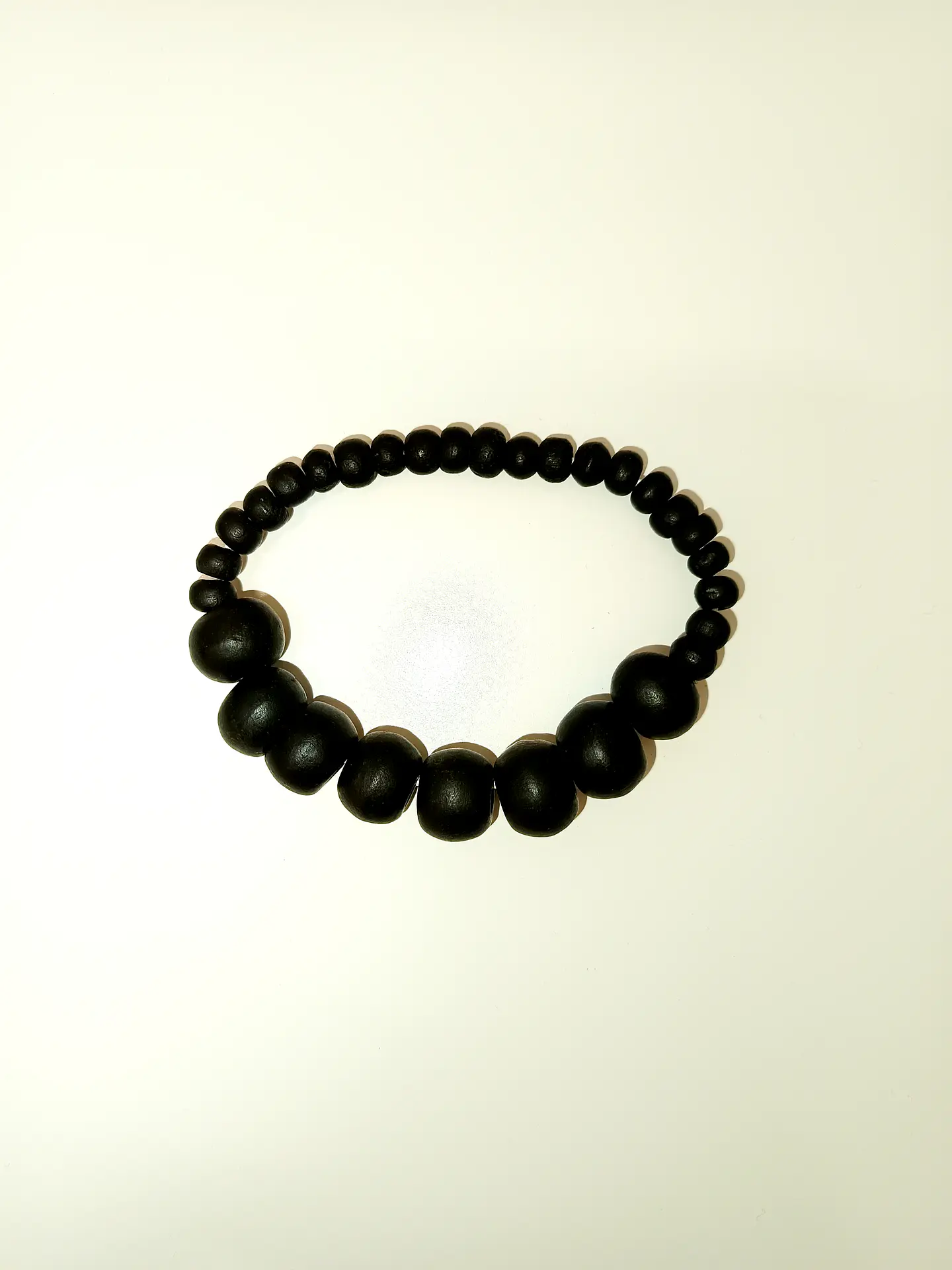 Pulseiras de Contas em Madeira Negra de Coco 3