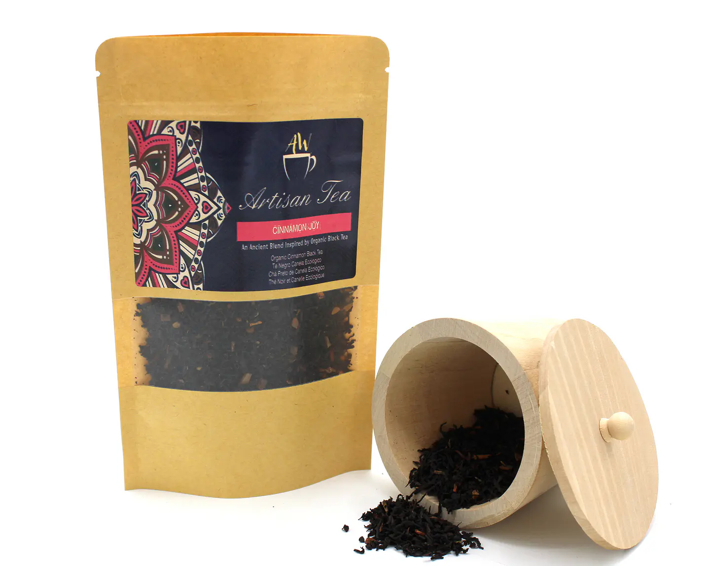 Blend Tisana Chá Preto Orgânico de Canela 50g 1