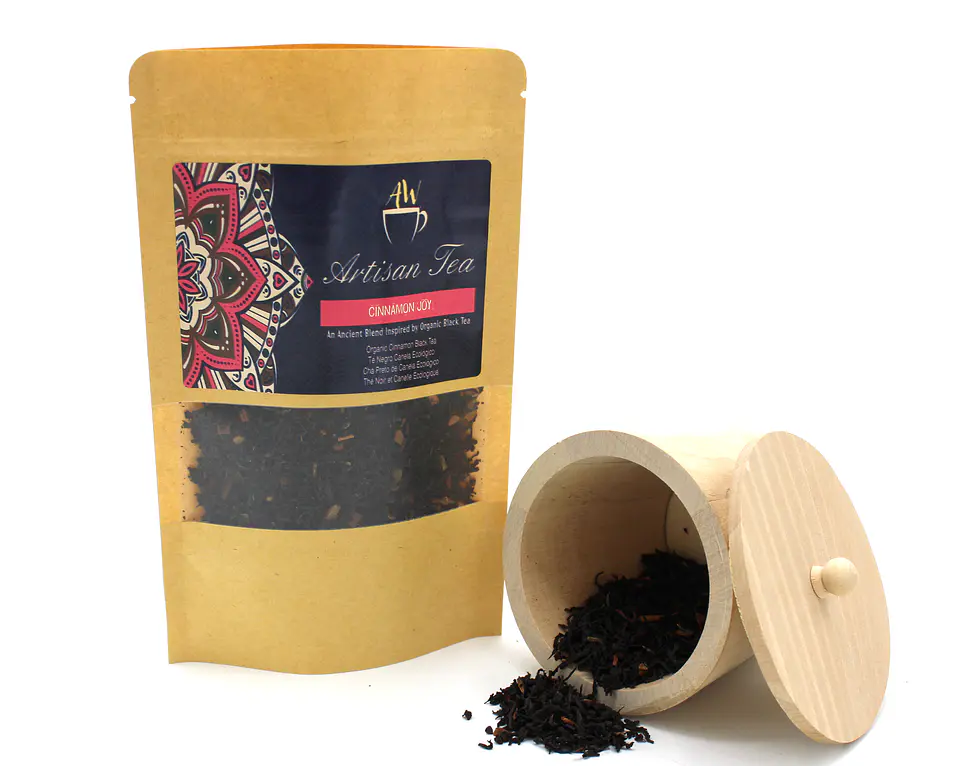 Blend Tisana Chá Preto Orgânico de Canela 50g 1
