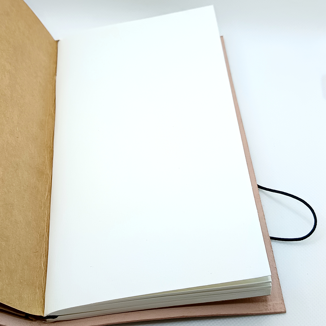 Diário de Couro Feito à Mão - The Adventure Begins - Vermelho 22x12x1,5cm 4