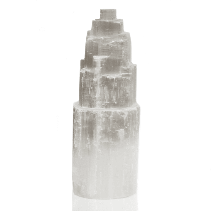 Candeeiro Natural Torre de Selenite - 25cm 1