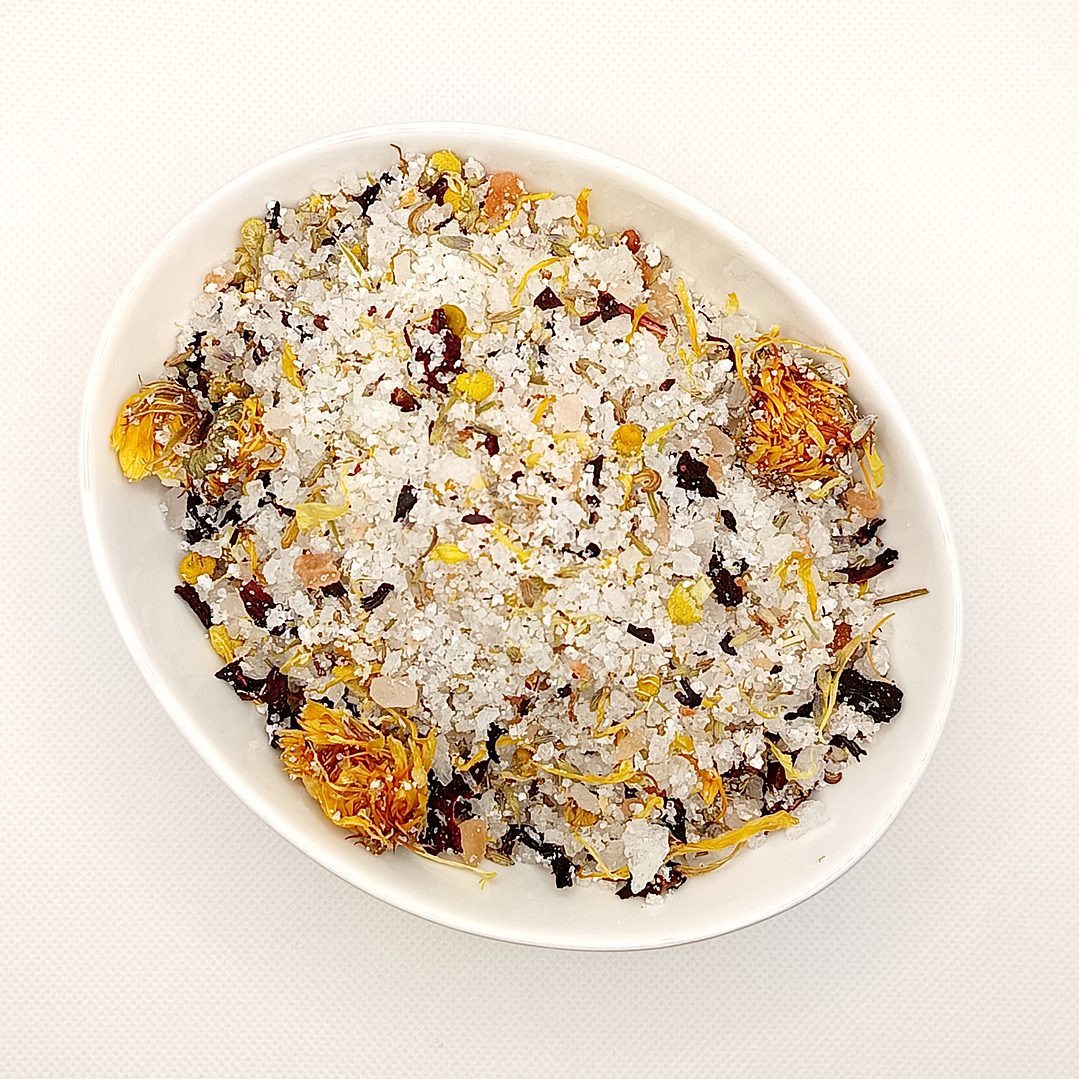 Sais de Banho de Lavanda (c/ Camomila, Hibiscus & Calêndula) - 200gr 3