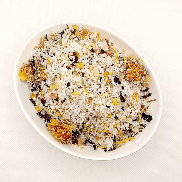 Sais de Banho de Lavanda (c/ Camomila, Hibiscus & Calêndula) - 200gr 3