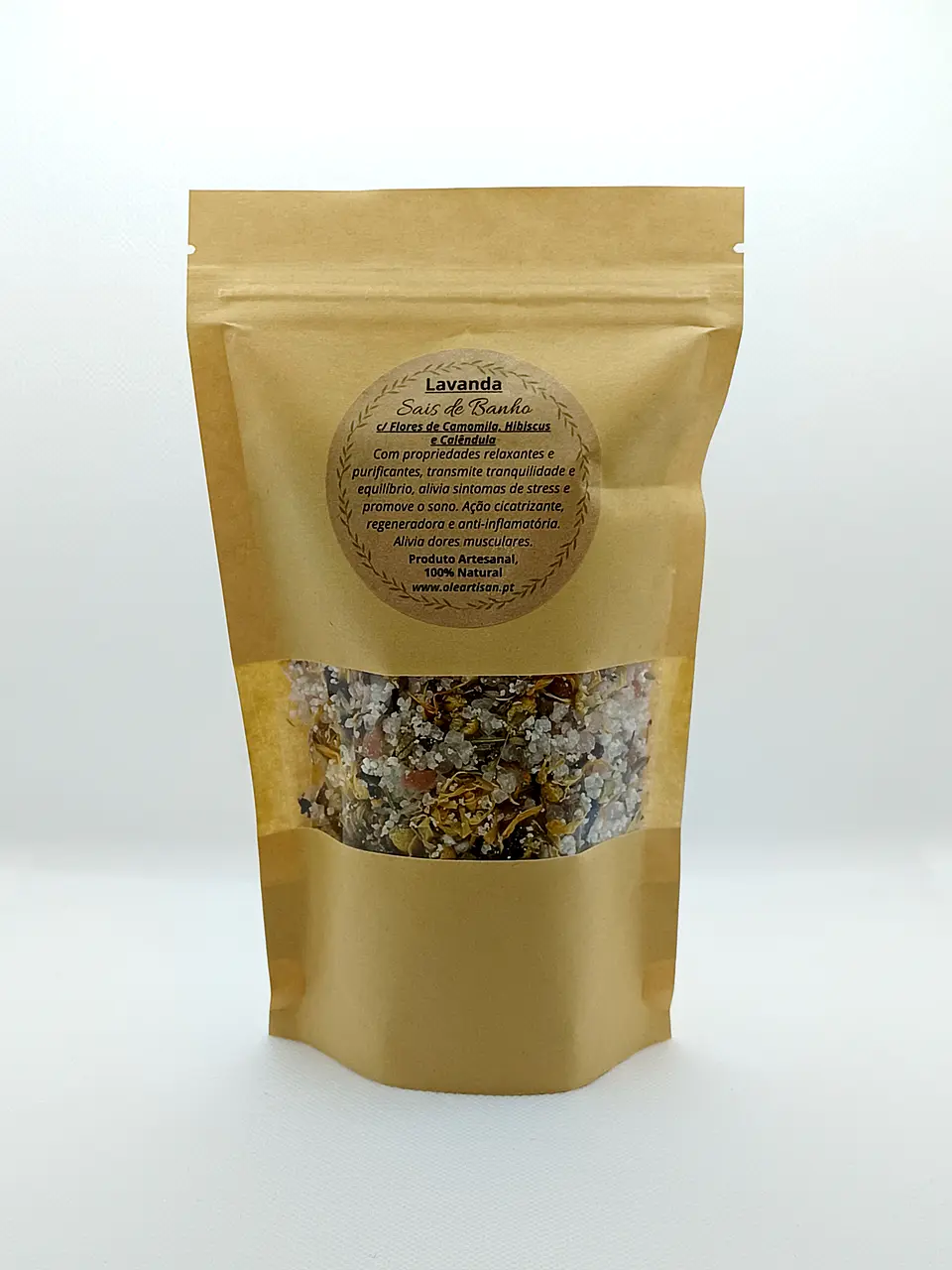 Sais de Banho de Lavanda (c/ Camomila, Hibiscus & Calêndula) - 200gr 6