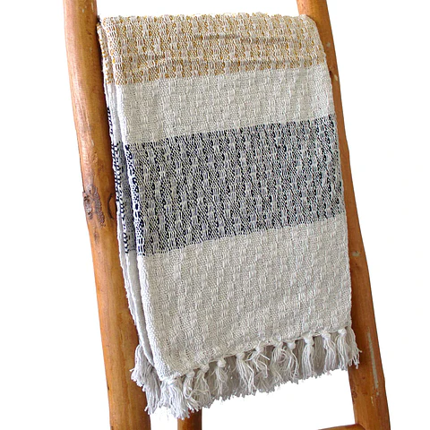 Manta Boho Comfort 100% Algodão - Mellow Mattala - 125x150cm
