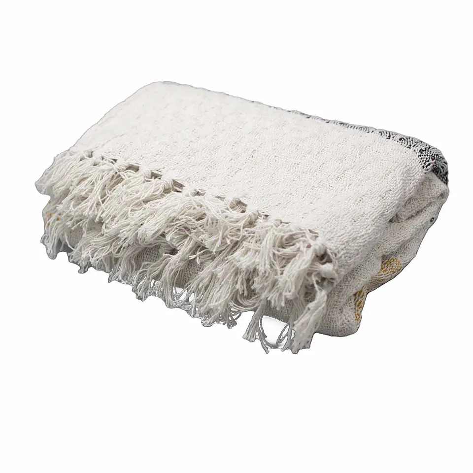 Manta Boho Comfort 100% Algodão - Mellow Mattala - 125x150cm 3
