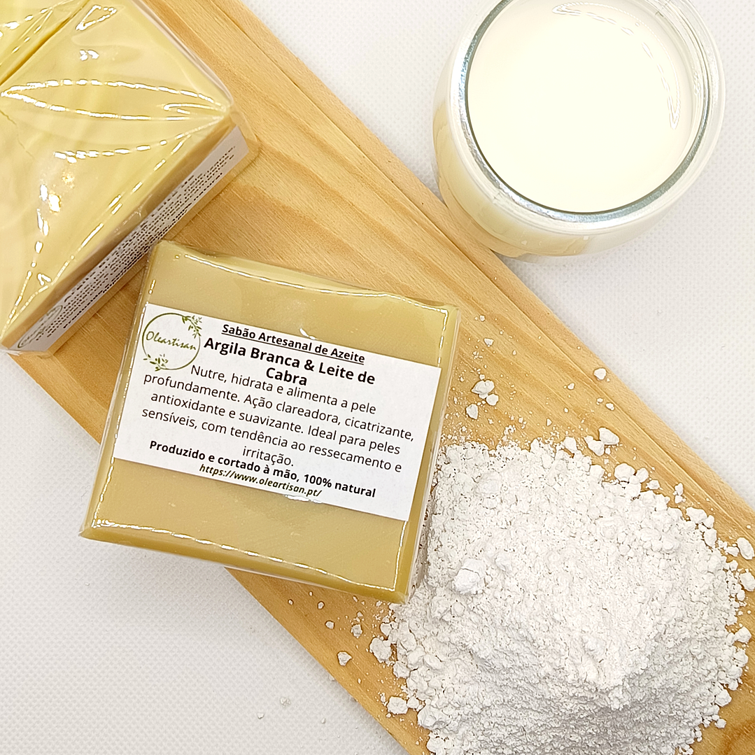 Sabão Artesanal de Argila Branca & Leite de Cabra 3