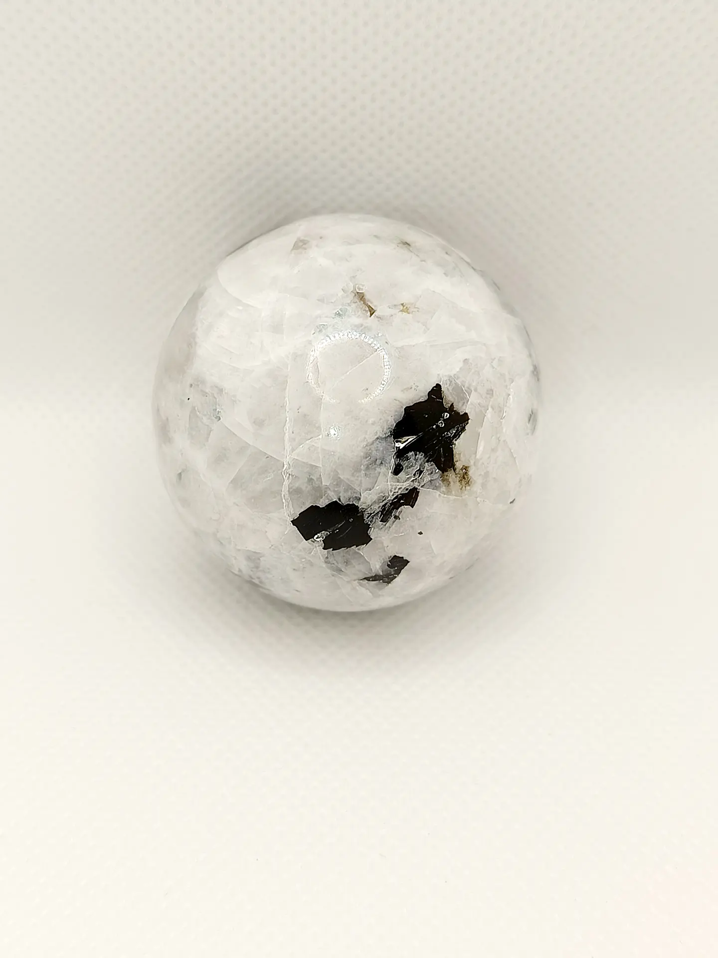 Esfera de Cristal de Pedra Natural c/ Base 40mm - Pedra da Lua Indiana 5