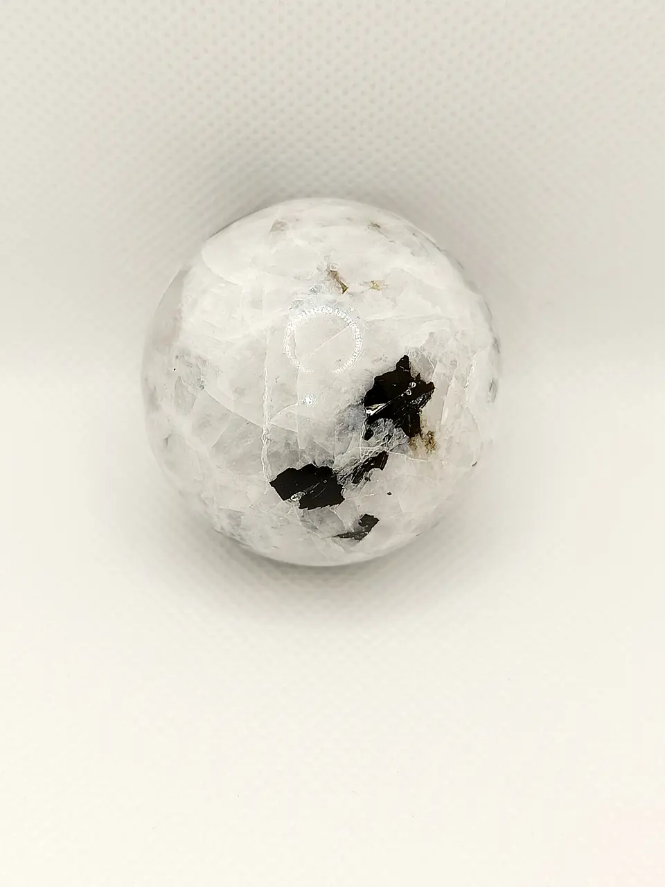 Esfera de Cristal de Pedra Natural c/ Base 40mm - Pedra da Lua Indiana 5