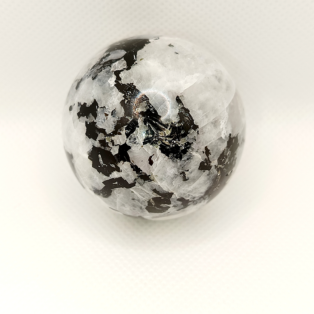 Esfera de Cristal de Pedra Natural c/ Base 40mm - Pedra da Lua Indiana 6